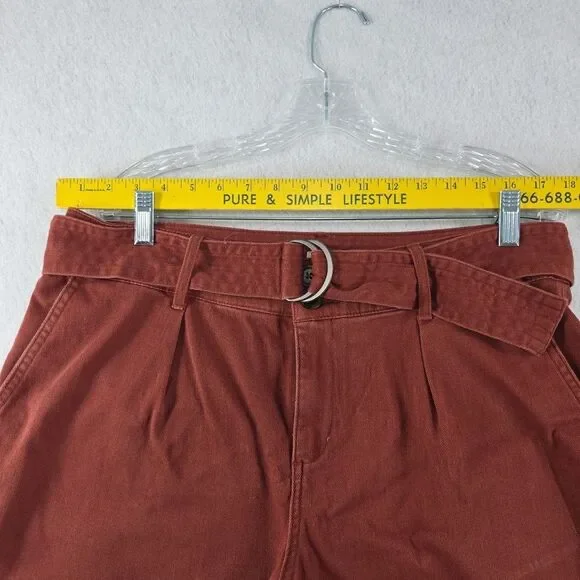 Target a. new. day  A New Day Barrell Pants Women's 12 Pleat Front D Ring Belt - Picture 5 of 7